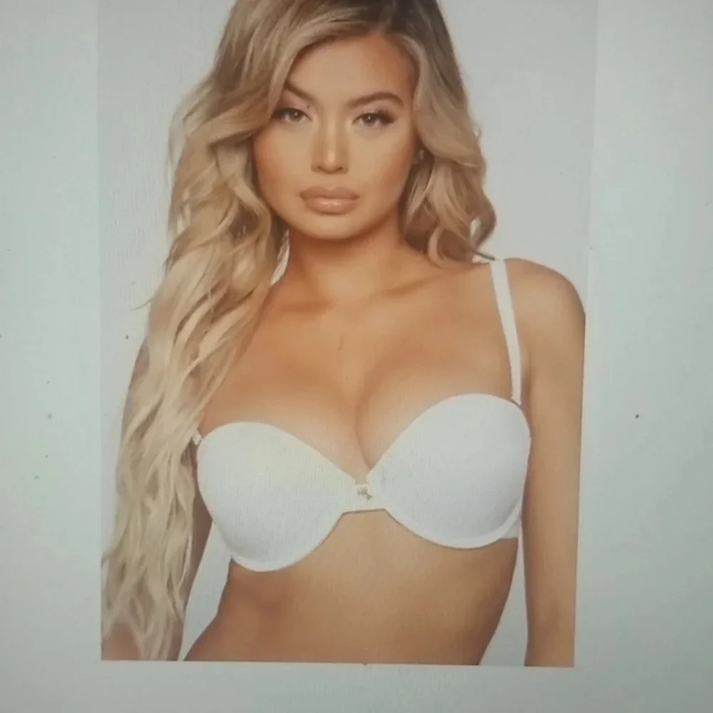 NWT White Push Up Padded Bra  34C - Picture 7 of 9